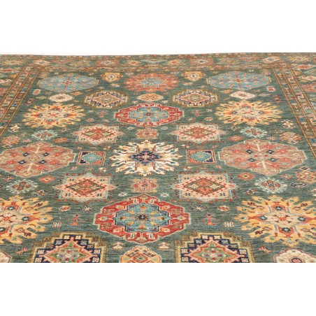 Tappeto Kazak Fine Pakistan marrone bianco 245x314