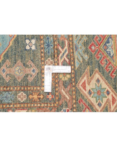 Tappeto Kazak Fine Pakistan marrone bianco 245x314