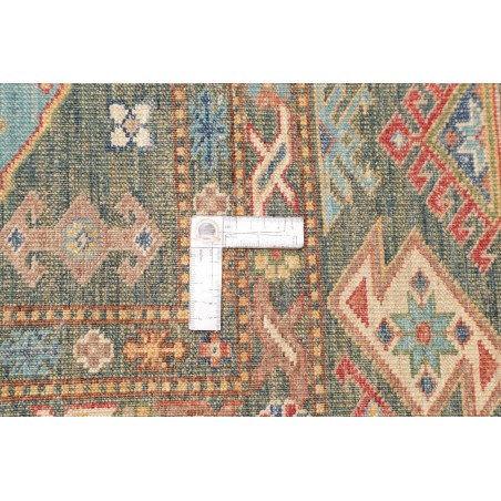 Tappeto Kazak Fine Pakistan marrone bianco 245x314