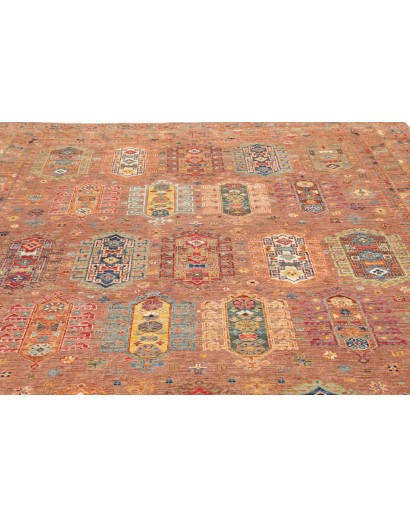 Tappeto Tribal Pakistan marrone grigio 238x290