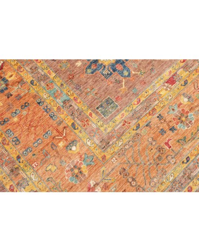 Tappeto Tribal Pakistan marrone grigio 272x379