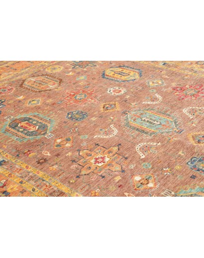 Tappeto Tribal Pakistan marrone grigio 272x379