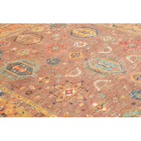 Tappeto Tribal Pakistan marrone grigio 272x379