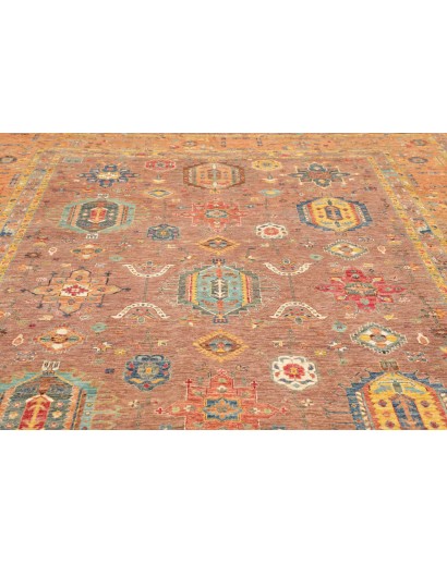 Tappeto Tribal Pakistan marrone grigio 272x379