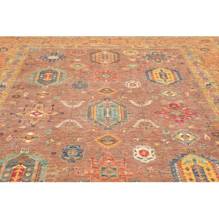 Tappeto Tribal Pakistan marrone grigio 272x379