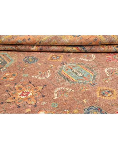 Tappeto Tribal Pakistan marrone grigio 272x379