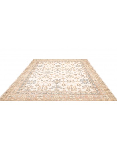 Tappeto Kazak Afghanistan bianco giallo 255x295