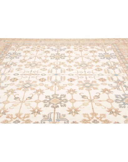 Tappeto Kazak Afghanistan bianco giallo 255x295