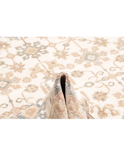 Tappeto Kazak Afghanistan bianco giallo 255x295