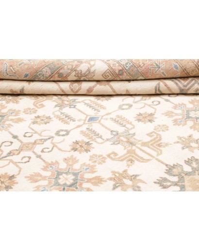 Tappeto Kazak Afghanistan bianco giallo 255x295