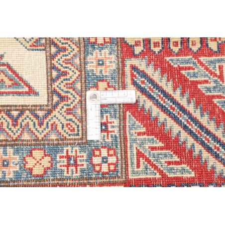Tappeto Kazak Afghanistan bianco azzurro 248x342