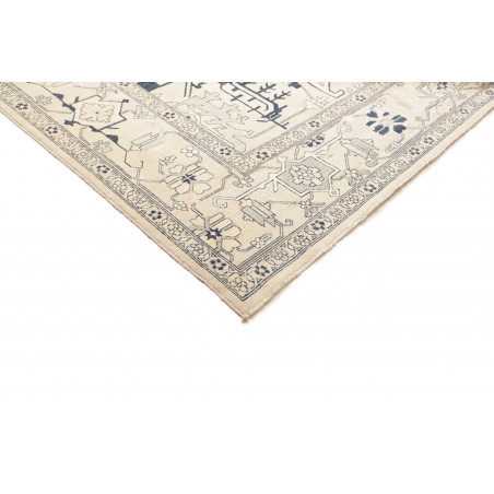 Tappeto Kazak Afghanistan bianco azzurro 308x400