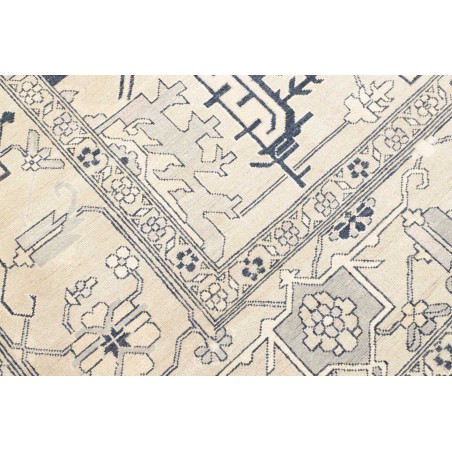 Tappeto Kazak Afghanistan bianco azzurro 308x400
