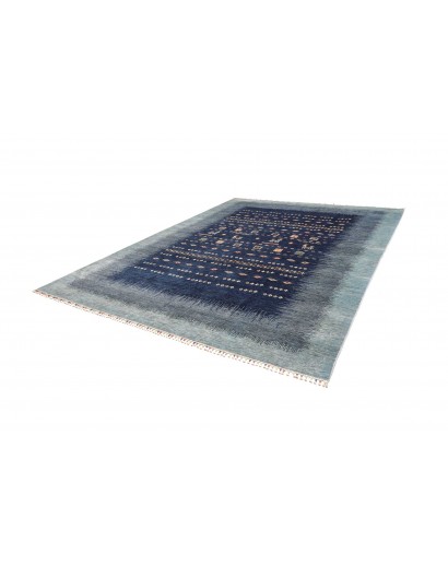 Tappeto Siva Pakistan grigio azzurro 271x352
