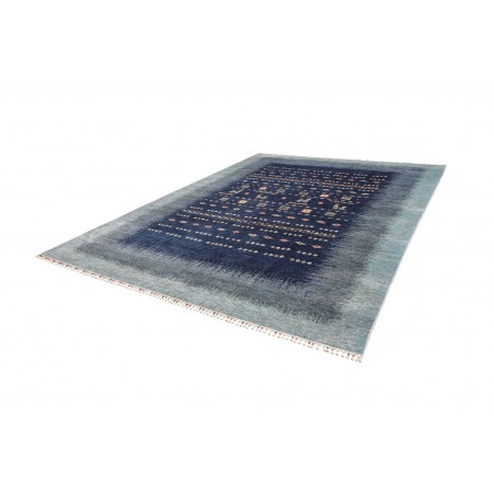 Tappeto Siva Pakistan grigio azzurro 271x352