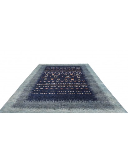 Tappeto Siva Pakistan grigio azzurro 271x352
