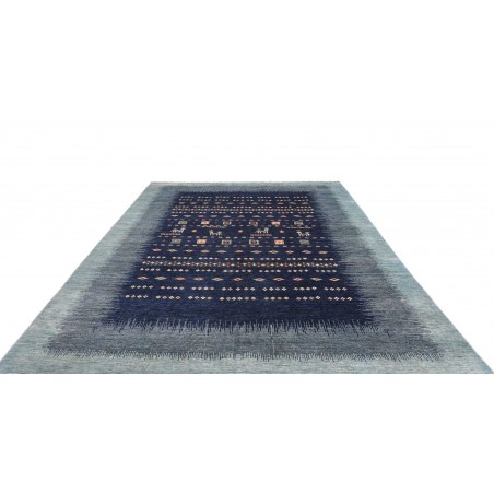 Tappeto Siva Pakistan grigio azzurro 271x352