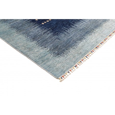 Tappeto Siva Pakistan grigio azzurro 271x352
