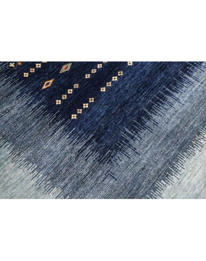 Tappeto Siva Pakistan grigio azzurro 271x352
