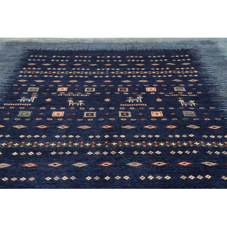 Tappeto Siva Pakistan grigio azzurro 271x352