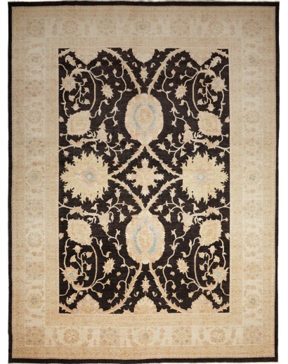 Tappeto Zigler Fine Pakistan marrone grigio 302x409