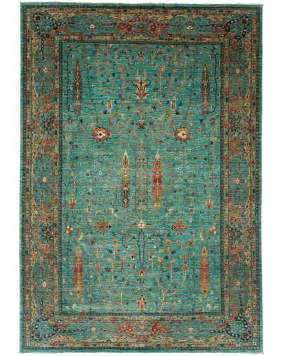 Tappeto Shahi Fine Pakistan azzurro grigio 203x298