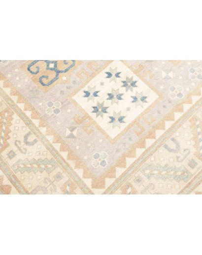 Tappeto Kazak Afghanistan bianco grigio 201x299