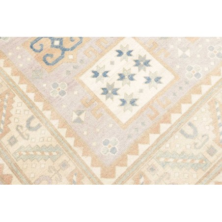 Tappeto Kazak Afghanistan bianco grigio 201x299