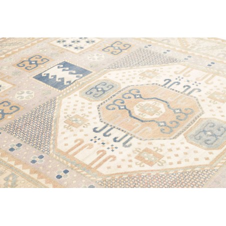 Tappeto Kazak Afghanistan bianco grigio 201x299