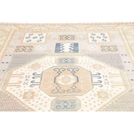 Tappeto Kazak Afghanistan bianco grigio 201x299