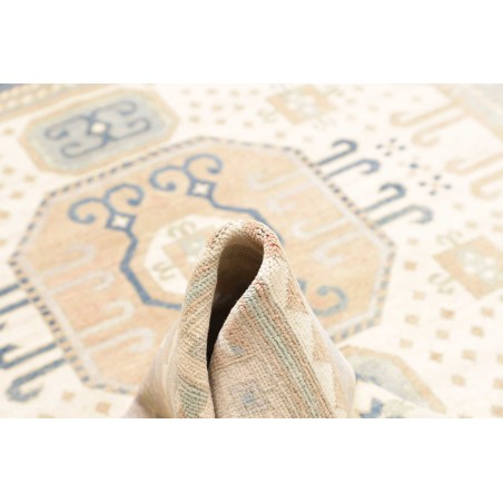 Tappeto Kazak Afghanistan bianco grigio 201x299