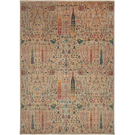 Tappeto Shahi Fine Pakistan marrone grigio 204x293
