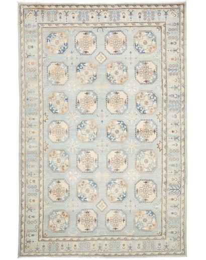 Tappeto Kazak Afghanistan bianco 196x301