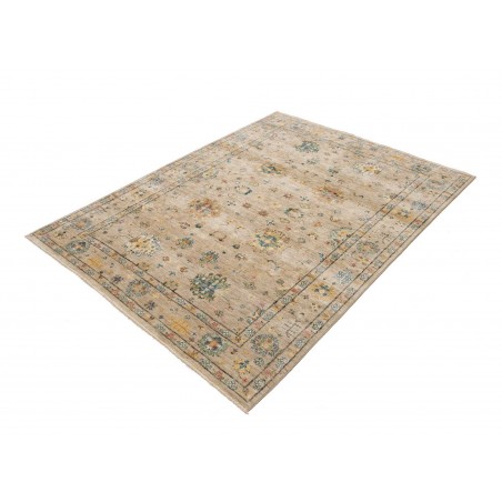Tappeto Malka Pakistan beige giallo 148x196