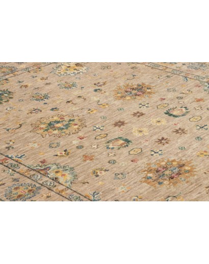 Tappeto Malka Pakistan beige giallo 148x196
