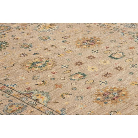 Tappeto Malka Pakistan beige giallo 148x196