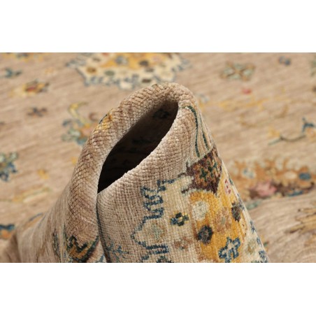 Tappeto Malka Pakistan beige giallo 148x196