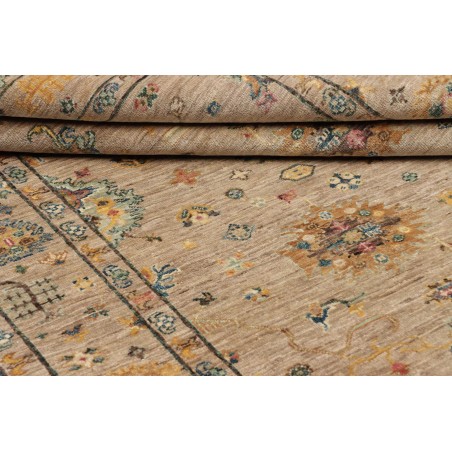 Tappeto Malka Pakistan beige giallo 148x196