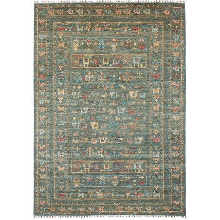 Tappeto Rubin Pakistan bianco azzurro 168x238