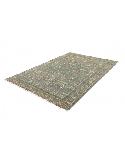 Tappeto Rubin Pakistan bianco azzurro 168x238