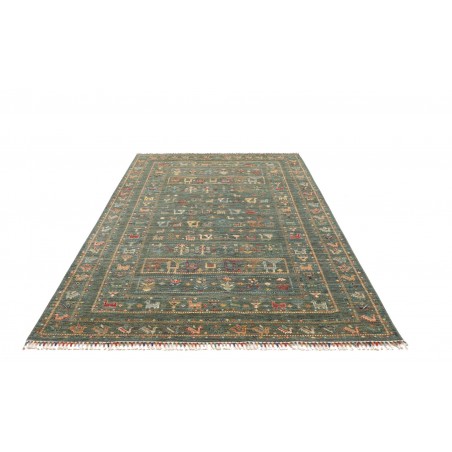 Tappeto Rubin Pakistan bianco azzurro 168x238