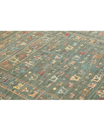 Tappeto Rubin Pakistan bianco azzurro 168x238