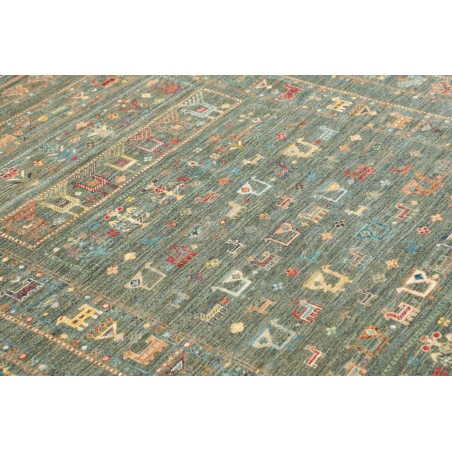 Tappeto Rubin Pakistan bianco azzurro 168x238