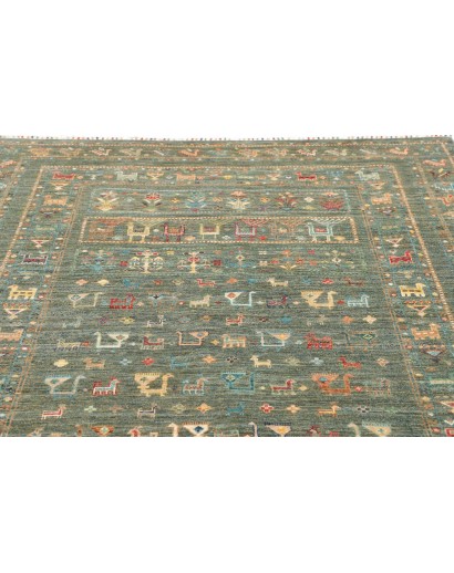 Tappeto Rubin Pakistan bianco azzurro 168x238