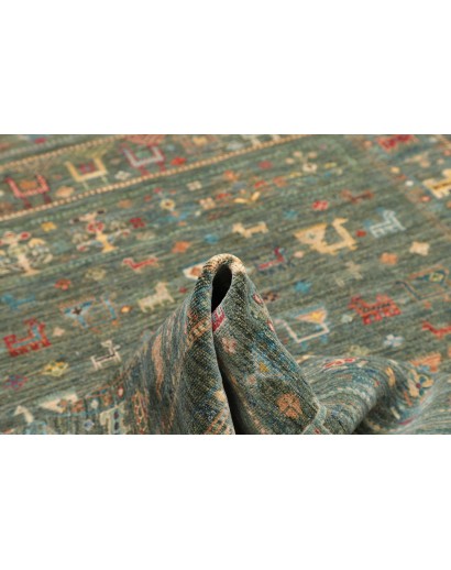 Tappeto Rubin Pakistan bianco azzurro 168x238