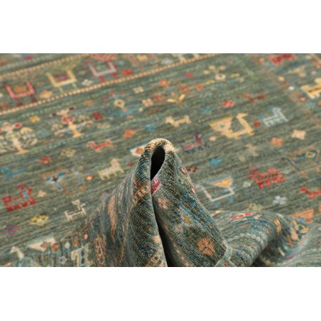 Tappeto Rubin Pakistan bianco azzurro 168x238