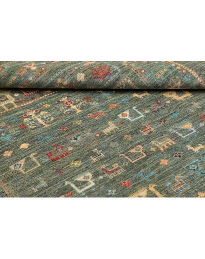 Tappeto Rubin Pakistan bianco azzurro 168x238