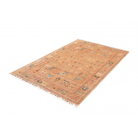 Tappeto Rubin Pakistan arancione grigio 124x185