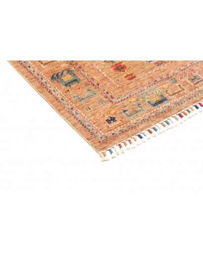 Tappeto Rubin Pakistan arancione grigio 124x185