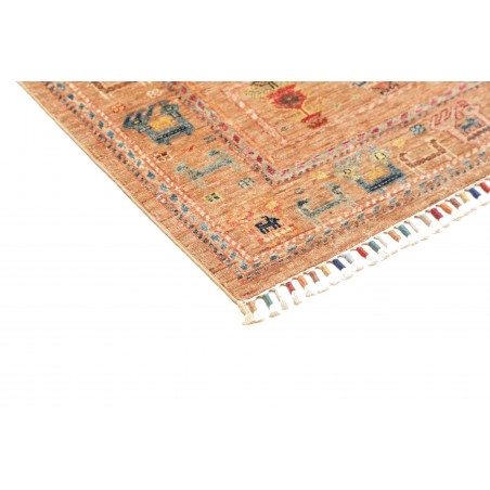 Tappeto Rubin Pakistan arancione grigio 124x185